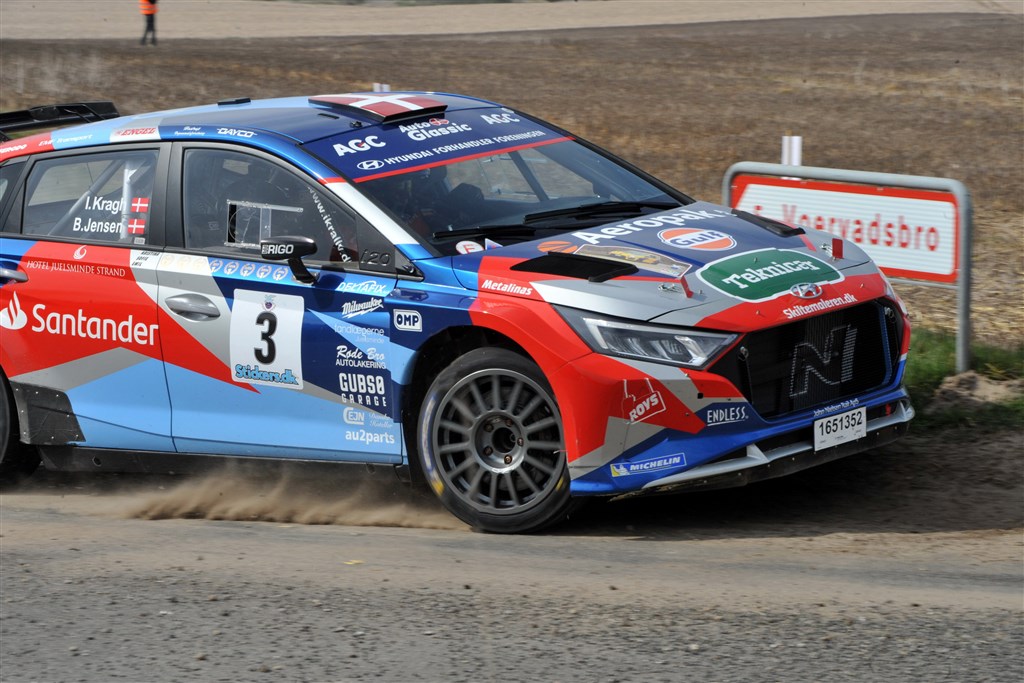 Ib Kragh var meget tilfreds med sin Hyundai ved Yding Rally Special.